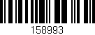 Código de barras (EAN, GTIN, SKU, ISBN): '158993'