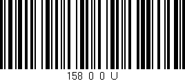 Código de barras (EAN, GTIN, SKU, ISBN): '158_0_0_U'