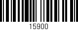Código de barras (EAN, GTIN, SKU, ISBN): '15900'