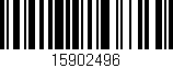 Código de barras (EAN, GTIN, SKU, ISBN): '15902496'