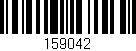 Código de barras (EAN, GTIN, SKU, ISBN): '159042'