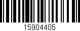 Código de barras (EAN, GTIN, SKU, ISBN): '15904405'