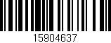 Código de barras (EAN, GTIN, SKU, ISBN): '15904637'