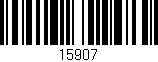 Código de barras (EAN, GTIN, SKU, ISBN): '15907'