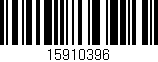 Código de barras (EAN, GTIN, SKU, ISBN): '15910396'