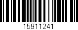 Código de barras (EAN, GTIN, SKU, ISBN): '15911241'