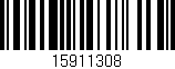 Código de barras (EAN, GTIN, SKU, ISBN): '15911308'