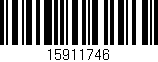 Código de barras (EAN, GTIN, SKU, ISBN): '15911746'