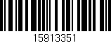 Código de barras (EAN, GTIN, SKU, ISBN): '15913351'