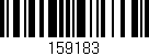 Código de barras (EAN, GTIN, SKU, ISBN): '159183'
