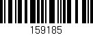 Código de barras (EAN, GTIN, SKU, ISBN): '159185'