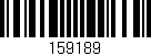 Código de barras (EAN, GTIN, SKU, ISBN): '159189'