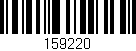 Código de barras (EAN, GTIN, SKU, ISBN): '159220'