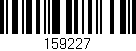 Código de barras (EAN, GTIN, SKU, ISBN): '159227'