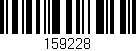 Código de barras (EAN, GTIN, SKU, ISBN): '159228'