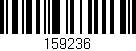 Código de barras (EAN, GTIN, SKU, ISBN): '159236'