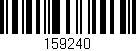 Código de barras (EAN, GTIN, SKU, ISBN): '159240'