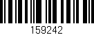 Código de barras (EAN, GTIN, SKU, ISBN): '159242'