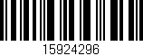 Código de barras (EAN, GTIN, SKU, ISBN): '15924296'
