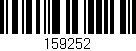 Código de barras (EAN, GTIN, SKU, ISBN): '159252'