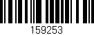 Código de barras (EAN, GTIN, SKU, ISBN): '159253'