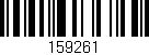 Código de barras (EAN, GTIN, SKU, ISBN): '159261'