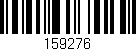 Código de barras (EAN, GTIN, SKU, ISBN): '159276'