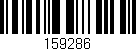 Código de barras (EAN, GTIN, SKU, ISBN): '159286'