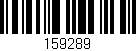 Código de barras (EAN, GTIN, SKU, ISBN): '159289'