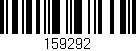 Código de barras (EAN, GTIN, SKU, ISBN): '159292'