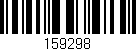 Código de barras (EAN, GTIN, SKU, ISBN): '159298'