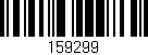 Código de barras (EAN, GTIN, SKU, ISBN): '159299'