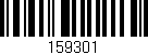 Código de barras (EAN, GTIN, SKU, ISBN): '159301'