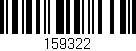 Código de barras (EAN, GTIN, SKU, ISBN): '159322'