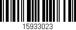 Código de barras (EAN, GTIN, SKU, ISBN): '15933023'