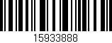 Código de barras (EAN, GTIN, SKU, ISBN): '15933888'