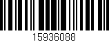 Código de barras (EAN, GTIN, SKU, ISBN): '15936088'