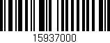 Código de barras (EAN, GTIN, SKU, ISBN): '15937000'