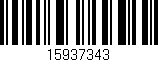 Código de barras (EAN, GTIN, SKU, ISBN): '15937343'