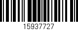 Código de barras (EAN, GTIN, SKU, ISBN): '15937727'