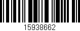 Código de barras (EAN, GTIN, SKU, ISBN): '15938662'
