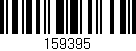 Código de barras (EAN, GTIN, SKU, ISBN): '159395'