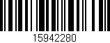 Código de barras (EAN, GTIN, SKU, ISBN): '15942280'