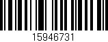 Código de barras (EAN, GTIN, SKU, ISBN): '15946731'
