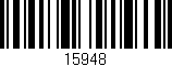 Código de barras (EAN, GTIN, SKU, ISBN): '15948'