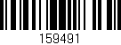Código de barras (EAN, GTIN, SKU, ISBN): '159491'