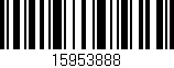 Código de barras (EAN, GTIN, SKU, ISBN): '15953888'