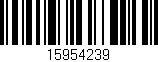 Código de barras (EAN, GTIN, SKU, ISBN): '15954239'