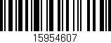 Código de barras (EAN, GTIN, SKU, ISBN): '15954607'