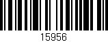 Código de barras (EAN, GTIN, SKU, ISBN): '15956'